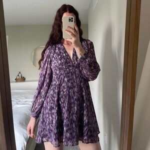 Dynamite Purple Patterned Dress 💜💜
